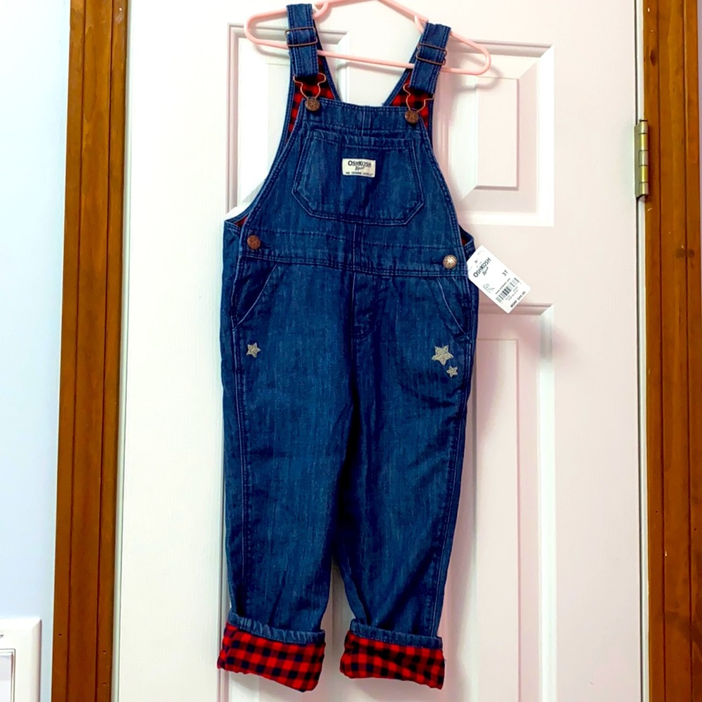 3T Girl Overalls NEW